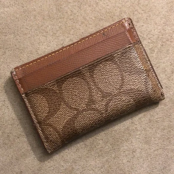 Coach Monogrammed Slim Card Case Wallet - Picture 2 of 16